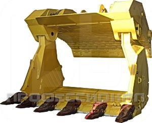 Компания Профессионал изготовила ковш "прямая лопата" Komatsu PC-1800 (11 м3).