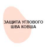 Защита углового шва ковша