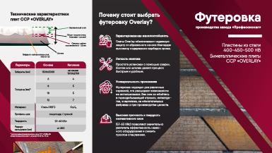 Лифлет футеровка