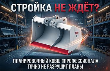 Не планируйте покупку. Планируйте местность. Ваш планировочный ковш на складе «Профессионала»