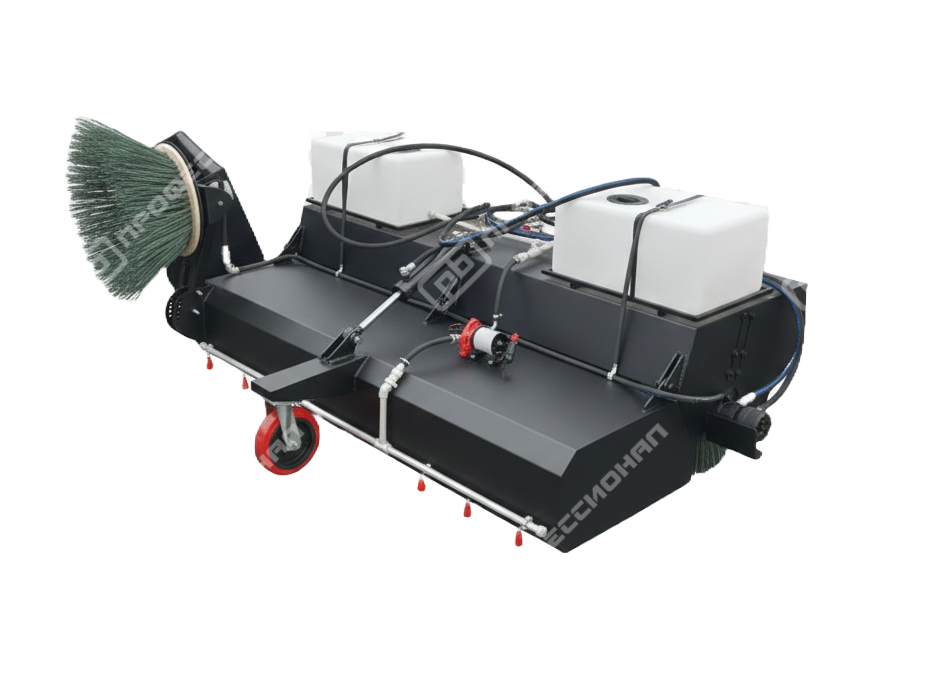 Щетка дорожная с системой полива STB2400-550g-75x2
