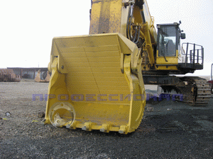 Монтаж и испытание задней стенки на экскаватор Komatsu PC-1250.