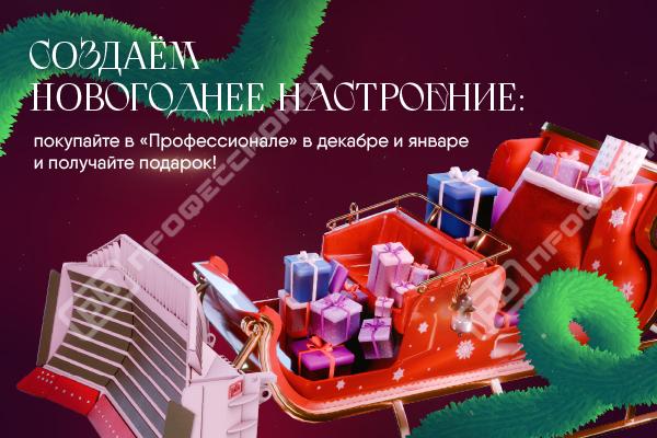 «Профессионал» дарит подарки за покупку весь декабрь и январь!
