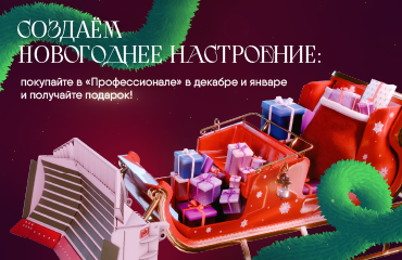 «Профессионал» дарит подарки за покупку весь декабрь и январь!