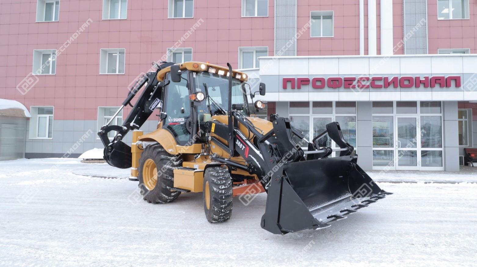 Экскаватор-погрузчик Shanmon 388T (Мосты и КПП - Carraro)