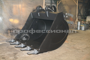 Компания Профессионал изготовила усиленный ковш емкостью 3 м3 для экскаватора Volvo EC460.