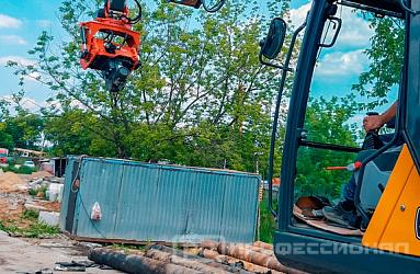 Введен в эксплуатацию вибропогружатель Daedong