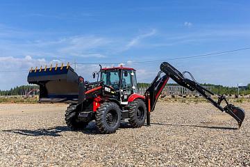 Экскаватор-погрузчик Профессионал PB 991S (Равновеликие колёса)
