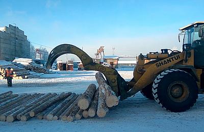 3 года - не срок! Бревнозахват от «Профессионала» в работе
