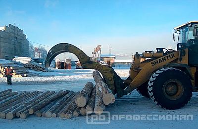 3 года  - не срок! Бревнозахват от «Профессионала» в работе