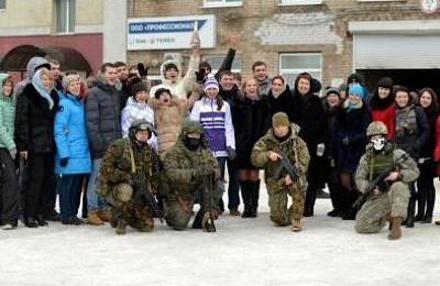 Девушки компании «Профессионал» поздравили мужчин с 23 февраля!