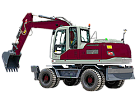 Колёсный экскаватор Профессионал PB155W