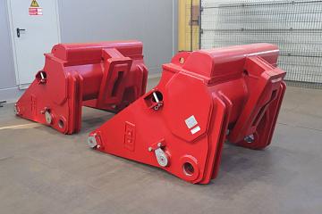 Шахта и рама рыхлителя для бульдозера Komatsu D375