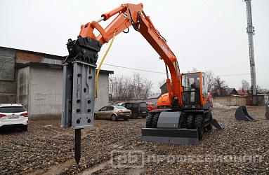 Гидромолот Profbreaker PB210H на коммунальной службе в Великом Устюге